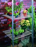 Vitavia Gewächshäuser Drahtregalset für Gewächshaus Ida 900 und 1300, Metall, 2 Regale, B 63 x H 61 cm, für Pflanzen und Gartenutensilien - Thumbnail 1