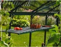 Vitavia Gewächshäuser Gewächshaus-Aluminiumregal 120 x 31cm abklappbar Klappregal grün - Thumbnail 2