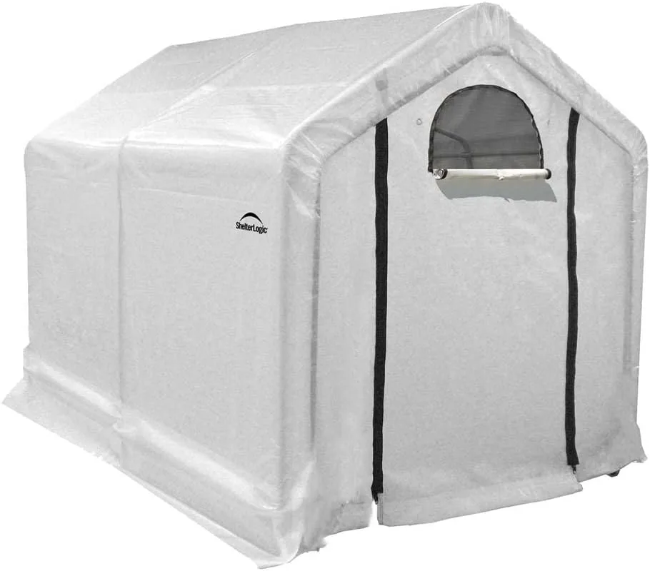ShelterLogic Gewächshaus Foliengewächshaus Tomatenhaus 4,32m² mit 2 Regalen - Bild 1