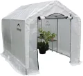 ShelterLogic Gewächshaus Foliengewächshaus Tomatenhaus 4,32m² mit 2 Regalen - Thumbnail 4