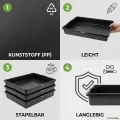 GREEN24 Profi Gewächshaus-Wanne XL565G gelocht für Pflanzen, Gewächshäuser und Garten - Thumbnail 8