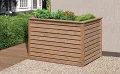 Gartenwelt Riegelsberger Hochbeet 100x69x80 cm Lärche mit 6 Pflanzkasteneinsätzen Kräuterbeet Pflanzbeet Gemüsebeet - Thumbnail 7