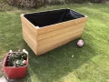 Gartenwelt Riegelsberger Elegantes Hochbeet Kräuterbeet Pflanzbeet Lärche Gemüsebeet 195x100cm Höhe 71 cm aus Lärchenholz 27mm glatt - Thumbnail 10