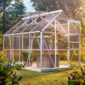 Deuba Alu-Gewächshaus Garten-Gewächshaus Treibhaus Pflanzenhaus • 4,75m² • ohne Fundament - Thumbnail 10