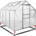 DEUBA® Fundament verzinkt 190x122 cm Stahlfundament Gewächshaus Treibhaus Rahmen inkl. Montagematerial - Thumbnail 7