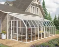RION Anlehngewächshaus • Sun Room 410 • Kunststoff weiß • 16,31m² - Thumbnail 3