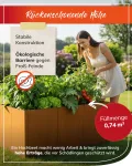 bellissa - Hochbeet Metall PANNELLO – großer modularer Cortenstahl Pflanzkübel (116 x 80 x 80 cm) – wetterfest & erweiterbar mit natürlicher Rostpatina – für Kräuter und Gemüse in Garten & Terrasse - Thumbnail 3