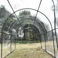 Outsunny Foliengewächshaus Tomatenhaus Pflanzenhaus aus PVC mit Runddach 7m² - Thumbnail 6