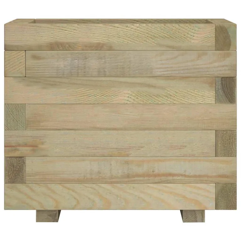 vidaXL Holz Hochbeet 50x50cm Pflanzkübel Blumenkasten Blumentopf Blumenkübel – Bild 6