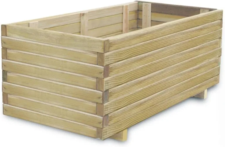 vidaXL Holz Garten Hochbeet Pflanzkasten Blumenkasten Blumenkübel Gemüsebeet – Bild 1