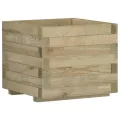 vidaXL Holz Hochbeet Pflanzkasten Blumenkasten Blumenkübel Pflanzkübel Garten - Thumbnail 5