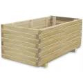 vidaXL Holz Hochbeet Pflanzkasten Blumenkasten Blumenkübel Pflanzkübel Garten - Thumbnail 6