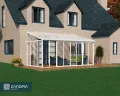 Palram Sanremo Veranda Wintergarten, Weiß, 295x546x310 cm - Thumbnail 4