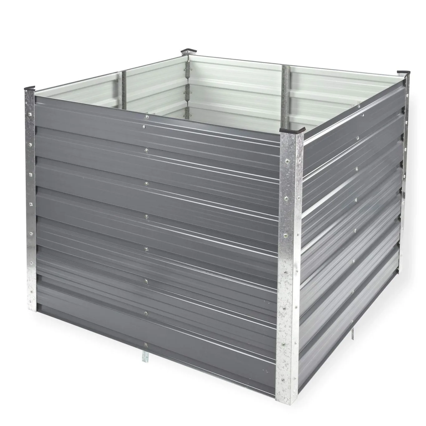 Metall Hochbeet Gartenbeet Pflanzbeet Blumenbeet Garten Beet Rosendaal anthrazit - Bild 1