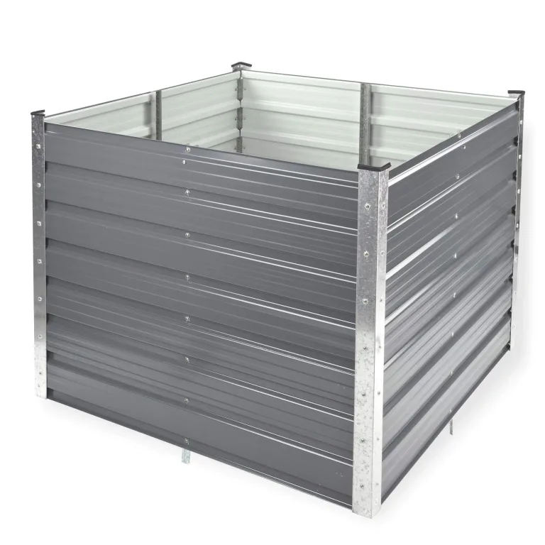 Metall Hochbeet Gartenbeet Pflanzbeet Blumenbeet Garten Beet Rosendaal anthrazit – Bild 1