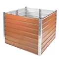 Metall Hochbeet Gartenbeet Pflanzbeet Blumenbeet Garten Beet Rosendaal anthrazit - Thumbnail 8
