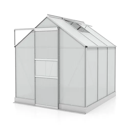 Gewächshaus Vitavia Apollo 3800 Alu silber 6mm HKP 3,8m² – Bild 8