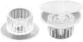 GREEN24 Profi Folienhalter 50 Stück, Halterung - Befestigung für Luftpolsterfolie Isolierfolie Noppenfolie, zum kleben. Klebe-Halter für Glas, Kunststoff und Metall. - Thumbnail 2