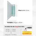 Gewächshausfolie Transparent, Gitterfolie, UV-Resistant Folie für Gewächshaus, Treibhausfolie Tomatenhaus, Frühbeetfolie, Gartenfolie Winterfest, Gewächshausplane - 1,5 m Breite - Thumbnail 3