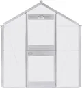 Beckmann Alu-Gewächshaus • Allgäu U3-D-AN • silber • 2,68m² - Thumbnail 3
