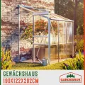 Deuba Anlehngewächshaus Alu-Gewächshaus • 2,44m² • mit Fundament - Thumbnail 9