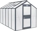 Beckmann Alu-Gewächshaus • Allgäu U6-D-AE • anthrazit • 6,38m² - Thumbnail 1