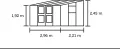 Juliana Anlehngewächshaus Veranda 6.6 • Alu eloxiert/schwarz • ESG 3mm • 6,5m² - Thumbnail 7