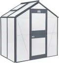 Beckmann Alu-Gewächshaus • Allgäu U3-D-AE • anthrazit • 2,68m² - Thumbnail 1
