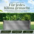 Gabiona | Hochbeet Metall verzinkt 184x90x60 cm – Großes Hochbeet für Garten, Gemüse, Kräuter & Blumen – Wetterfest, rostfrei, stabil – 990 L Volumen – Pflanzkasten rechteckig - Thumbnail 9
