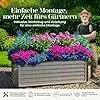 Gabiona | Hochbeet Metall verzinkt 184x90x60 cm – Großes Hochbeet für Garten, Gemüse, Kräuter & Blumen – Wetterfest, rostfrei, stabil – 990 L Volumen – Pflanzkasten rechteckig - Thumbnail 2