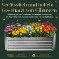 Gabiona | Hochbeet Metall verzinkt 184x90x60 cm – Großes Hochbeet für Garten, Gemüse, Kräuter & Blumen – Wetterfest, rostfrei, stabil – 990 L Volumen – Pflanzkasten rechteckig - Thumbnail 4