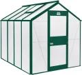 Beckmann Alu-Gewächshaus • Allgäu U5-D-GE • moosgrün • 5,14m² - Thumbnail 1