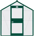 Beckmann Alu-Gewächshaus • Allgäu U4-D-GE • moosgrün • 3,92m² - Thumbnail 4