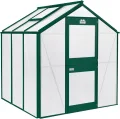 Beckmann Alu-Gewächshaus • Allgäu U4-D-GE • moosgrün • 3,92m² - Thumbnail 1