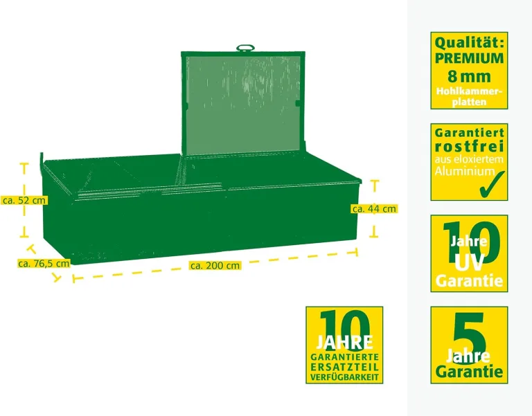 Juwel Frühbeet • Biostar Protect 2000 • 1,52m² – Bild 4