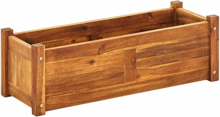 vidaXL Akazienholz Hochbeet Pflanzkasten Blumenkasten Blumenkübel Pflanztrog