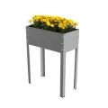 Bio Green Metall-Hochbeet „Freising L“ für Balkon und Terrasse | Pflanzkasten für Gemüse und Blumen | verzinkter Stahl, rostfrei | 40 Liter | B 60 x T 30 x H 80 cm - Thumbnail 8