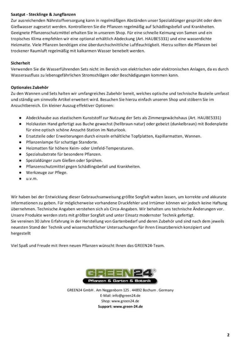 GREEN24 Anzucht-System 84WT Zimmer-Gewächshaus XXL Profi mit automatischer Bewässerung für die Anzucht Zimmer Treibhaus mit Wasser-Wanne + Kapillarsystem + Topfplatte + Haube + Töpfe – Bild 5