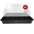 GREEN24 Anzucht-System 84WT Zimmer-Gewächshaus XXL Profi mit automatischer Bewässerung für die Anzucht Zimmer Treibhaus mit Wasser-Wanne + Kapillarsystem + Topfplatte + Haube + Töpfe - Thumbnail 9