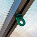 30x Gewächshausclips - Pflanzenhalter Aufhängevorrichtungen für Gewächshaus, Perfekte Ösen Rankhilfe Clips für Ihr Paradies (Grün) - Thumbnail 1