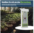 Digitales Gewächshaus-Thermometer – Klassisches Min-Max-Thermometer zur Messung von Maximal- und Minimaltemperaturen – Wandmontiertes Gewächshaus-Minimum-Maximum - Thumbnail 5