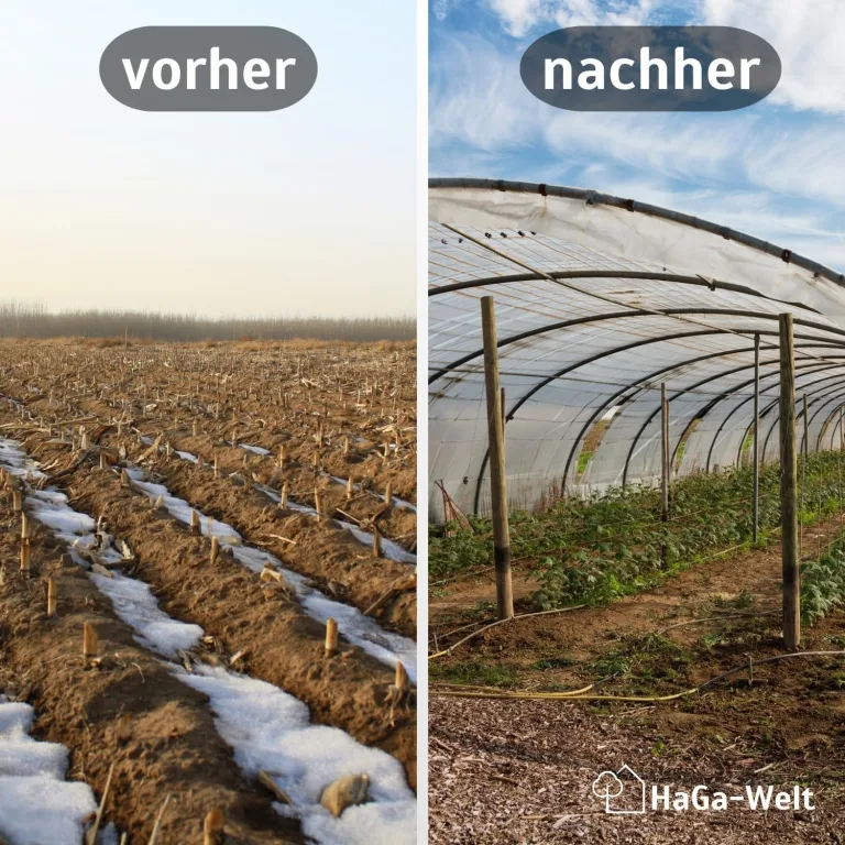HaGa Gitterfolie 4m Breite in transparent – Extrastarke Folie für Gewächshaus klein & groß – als Gewächshausfolie & Winterschutz (Meterware) – Bild 4