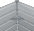 vidaXL Hochbeet Verzinkter Stahl Gartenbeet Pflanzbeet Frühbeet Pflanzkasten - Thumbnail 5