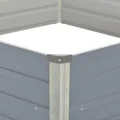 vidaXL Hochbeet Verzinkter Stahl Gartenbeet Pflanzbeet Frühbeet Pflanzkasten - Thumbnail 4