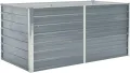vidaXL Hochbeet Verzinkter Stahl 160x80x77cm Gartenbeet Pflanzbeet Frühbeet - Thumbnail 2