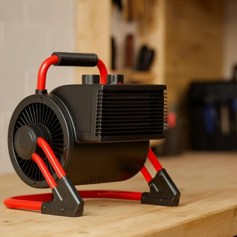 Aktobis Elektroheizer Heizgebläse Heizung oder Frostwächter WDH-BGP02 (2 kW), schwarz/rot – Bild 4