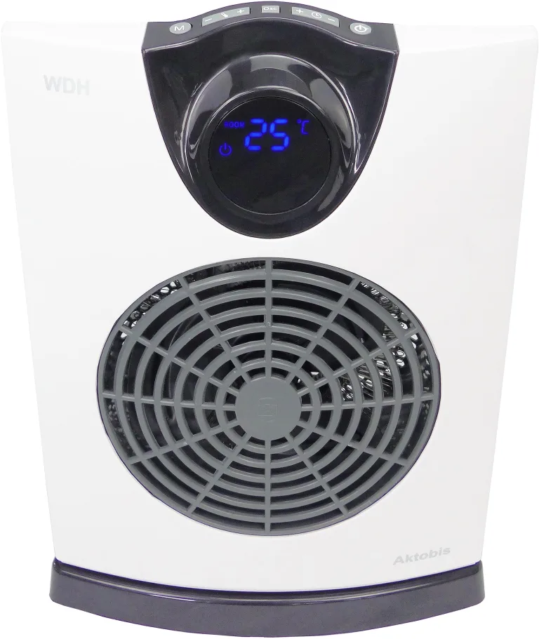 Aktobis Elektroheizer Heizgebläse Heizung oder Frostwächter WDH-BGP02 (2 kW), schwarz/rot – Bild 6