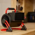 Aktobis Elektroheizer Heizgebläse Heizung oder Frostwächter WDH-BGP02 (2 kW), schwarz/rot - Thumbnail 4