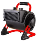 Aktobis Elektroheizer Heizgebläse Heizung oder Frostwächter WDH-BGP02 (2 kW), schwarz/rot - Thumbnail 1