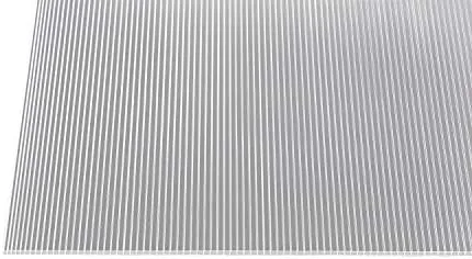Gutta Polycarbonat Stegplatten Hohlkammerplatten klar 1500 x 700 x 6 mm (1500 mm x 700 mm) – Bild 2